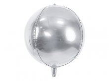 Folinis balionas ORBZ, sidabrinis (40 cm)